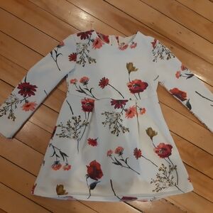 Old Navy Red and Orange Long Sleeve Sundress